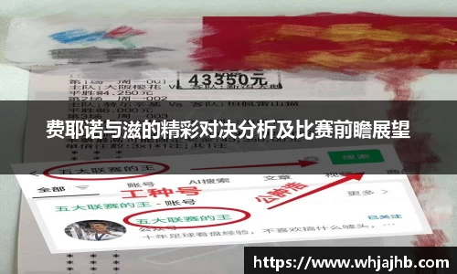 费耶诺与滋的精彩对决分析及比赛前瞻展望